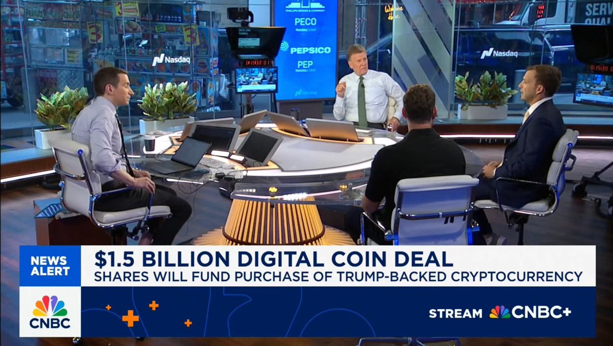 CNBC Interview Recap: WLFI Co-Founders on $1.5B Token Deal &amp; USD1’s Rapid Rise <a href="/worldlibertyfi/">WLFI</a>

Co-founders Zach Witkoff and Zak Folkman appeared on-air to explain what this all means. Here's a breakdown of the interview, decoded and quoted. 👇

1️⃣ Q: What exactly is this deal