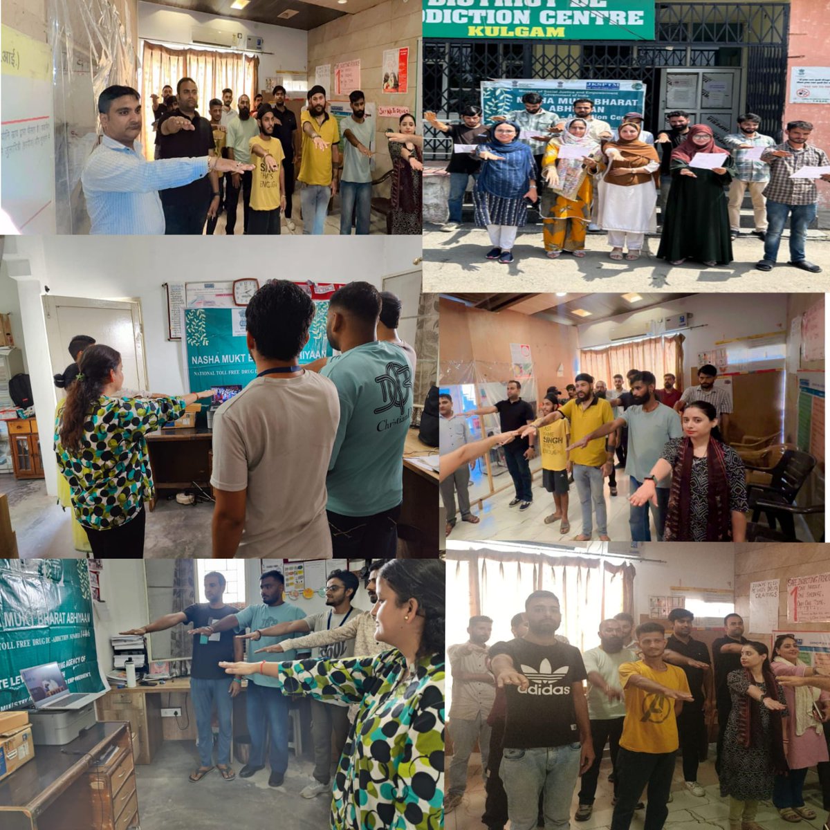 JKSPYM_NGO (@jkslca) on Twitter photo On the 5th Anniversary of NMBA, JKSPYM proudly joined the nationwide movement by taking a mass pledge to work towards a drug-free society. Together, we stand united for a Nasha Mukt Bharat! 🇮🇳
<a href="/MSJEGOI/">Ministry of Social Justice & Empowerment, GOI</a> <a href="/NISD_India/">National Institute of Social Defence (NISD)</a> <a href="/NMBA_MSJE/">Nasha Mukt Bharat Abhiyaan</a> <a href="/NashaMuktJk/">Nasha Mukt Jammu Kashmir</a> <a href="/diprjk/">Information & PR, J&K</a> <a href="/dmjammuofficial/">District Magistrate, Jammu</a> <a href="/srinagaradmin/">Srinagar district administration</a> On the 5th Anniversary of NMBA, JKSPYM proudly joined the nationwide movement by taking a mass pledge to work towards a drug-free society. Together, we stand united for a Nasha Mukt Bharat! 🇮🇳
<a href="/MSJEGOI/">Ministry of Social Justice & Empowerment, GOI</a> <a href="/NISD_India/">National Institute of Social Defence (NISD)</a> <a href="/NMBA_MSJE/">Nasha Mukt Bharat Abhiyaan</a> <a href="/NashaMuktJk/">Nasha Mukt Jammu Kashmir</a> <a href="/diprjk/">Information & PR, J&K</a> <a href="/dmjammuofficial/">District Magistrate, Jammu</a> <a href="/srinagaradmin/">Srinagar district administration</a>