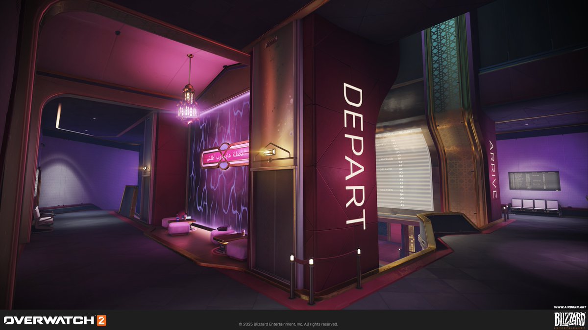 Here's my first contribution to Overwatch 2, welcome to Aatlis! 🇲🇦

I am super honored to have had the opportunity to work on Overwatch's latest Flashpoint map as part of Season 17's launch! 🧡

Check it out on Artstation: artstation.com/artwork/NqL22z