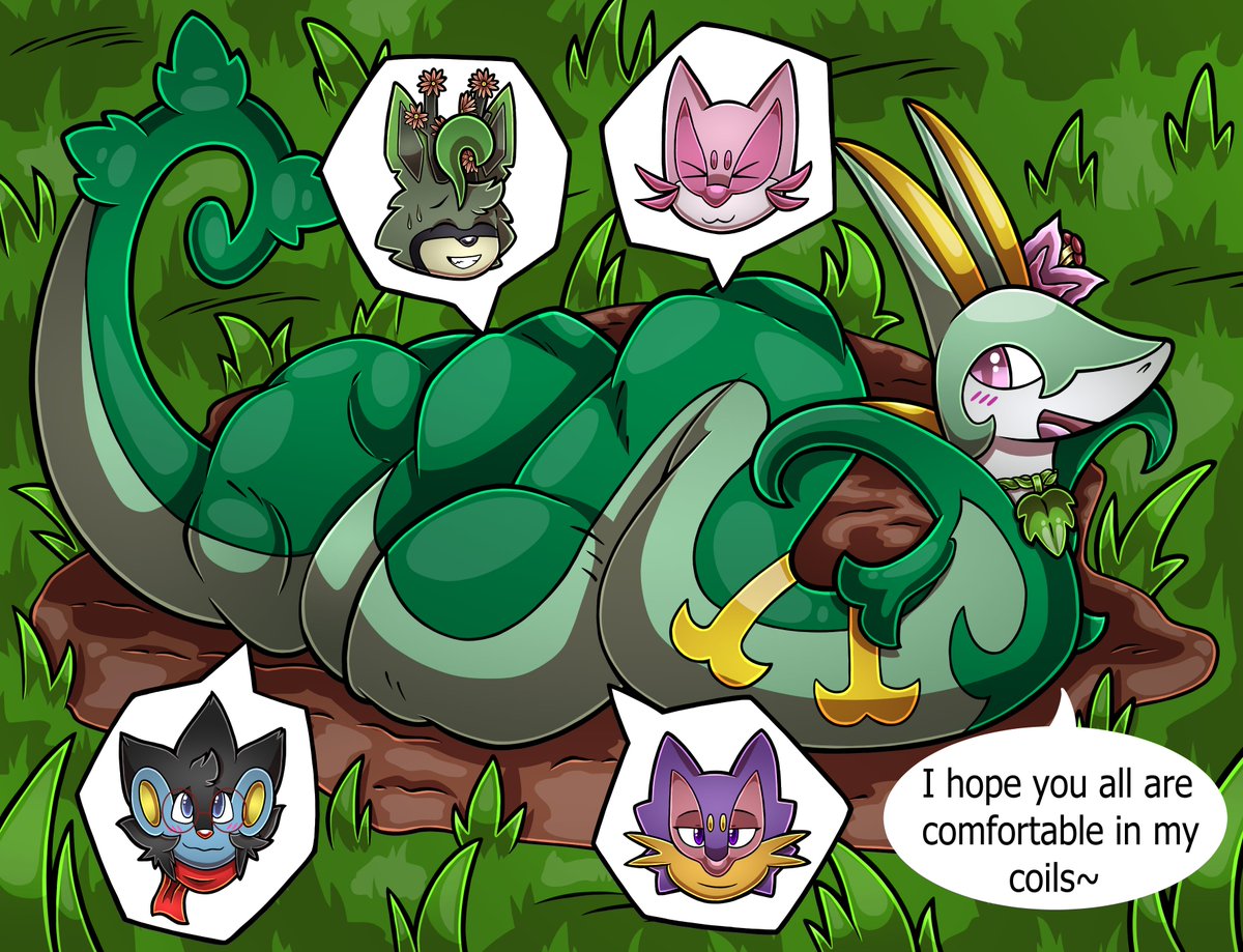 faye_rabbit's tweet photo. Commission for Blink! Ivy likes to keep her friends close~ https://t.co/CSRTCW70FW