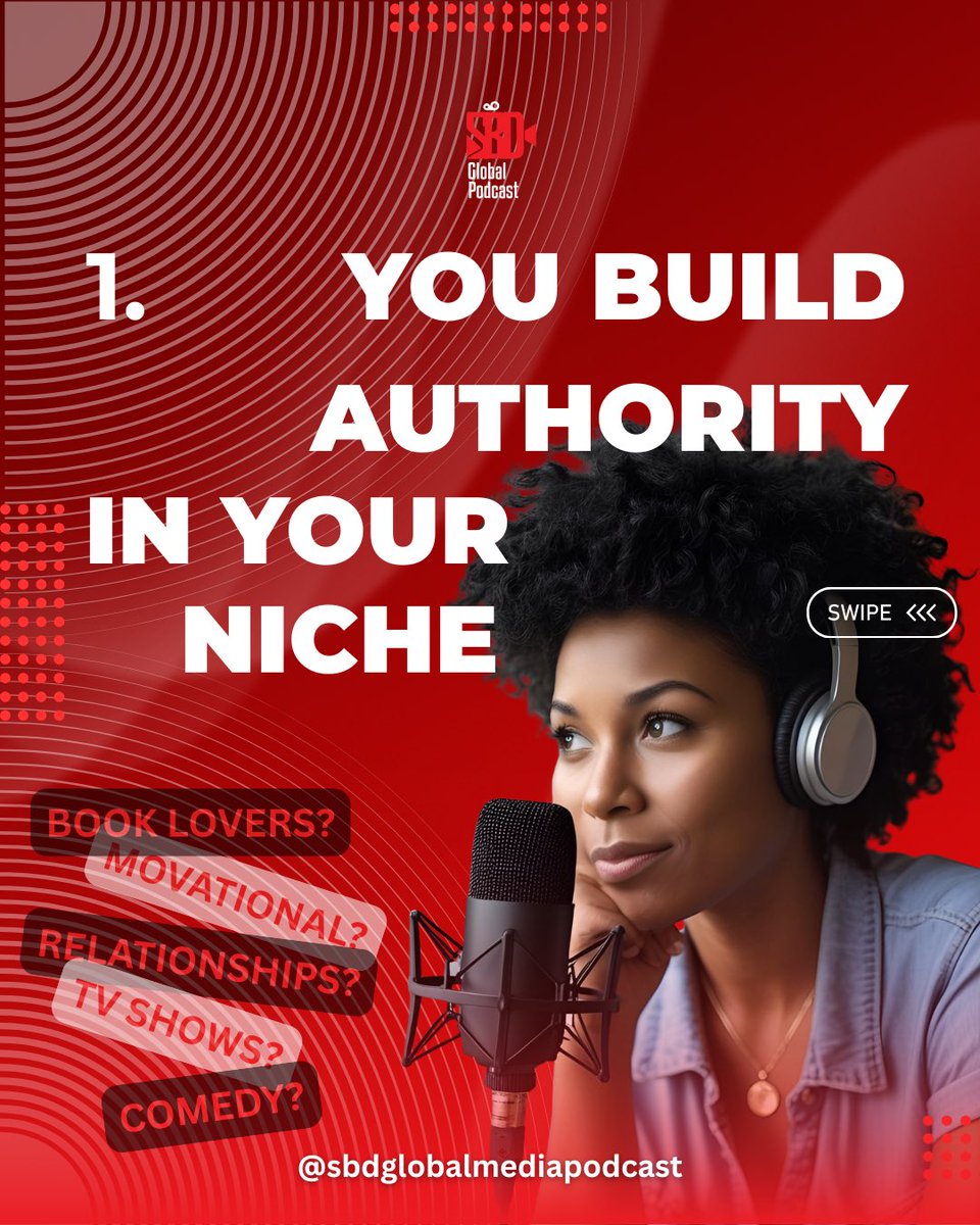 SbdGlobal's tweet photo. If you’ve been waiting for a sign to start your podcast — this is it. 🎙✨
Your voice matters. Your story matters. Your audience is out there waiting.
Here’s why you should start today… 🔴 #SBDGlobalPodcast https://t.co/745bEXWLxc
