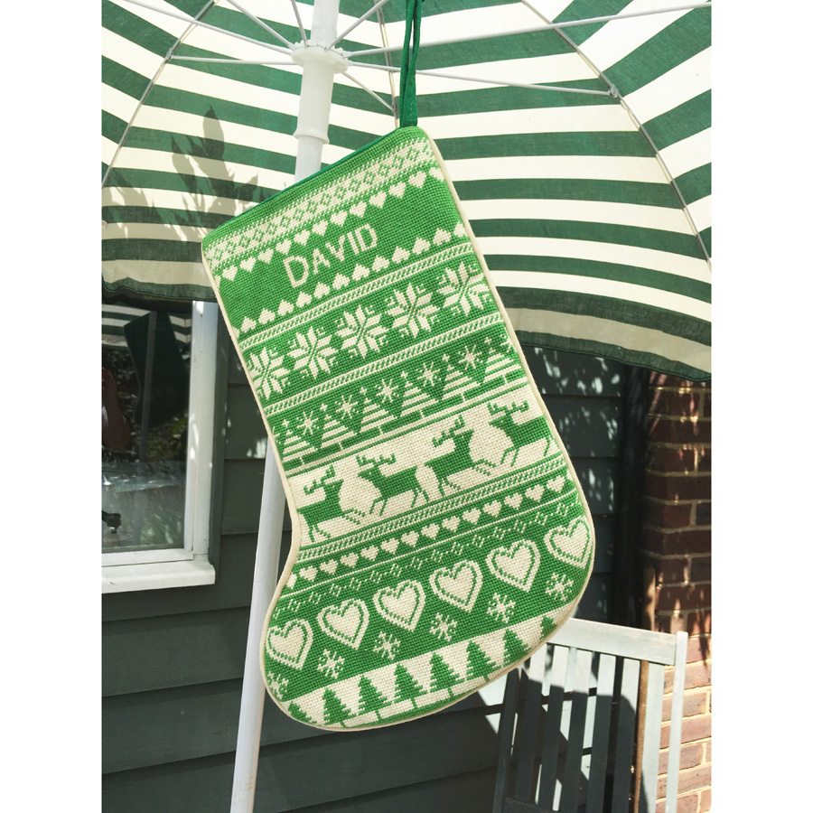 One_Off's tweet photo. Summer is the best time to begin stitching a Stocking.
The Reindeer Stocking is normally Christmas red, but just let me know and we can supply it in any colour.
https://t.co/jKjTe7fRMP  #Christmas #Christmasstocking #reindeer https://t.co/ATXD5DKsyR
