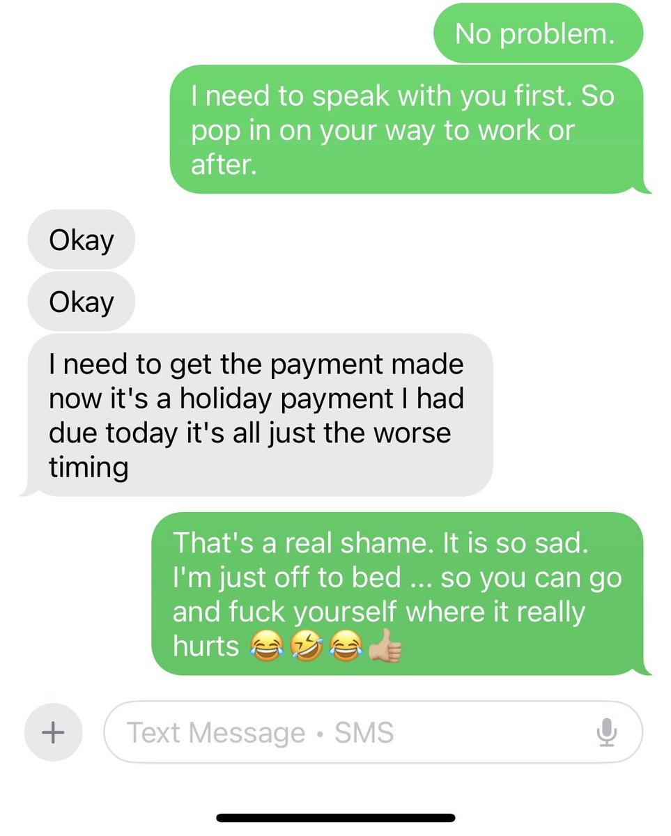 A little scammer action from last night 🤣👍🏼