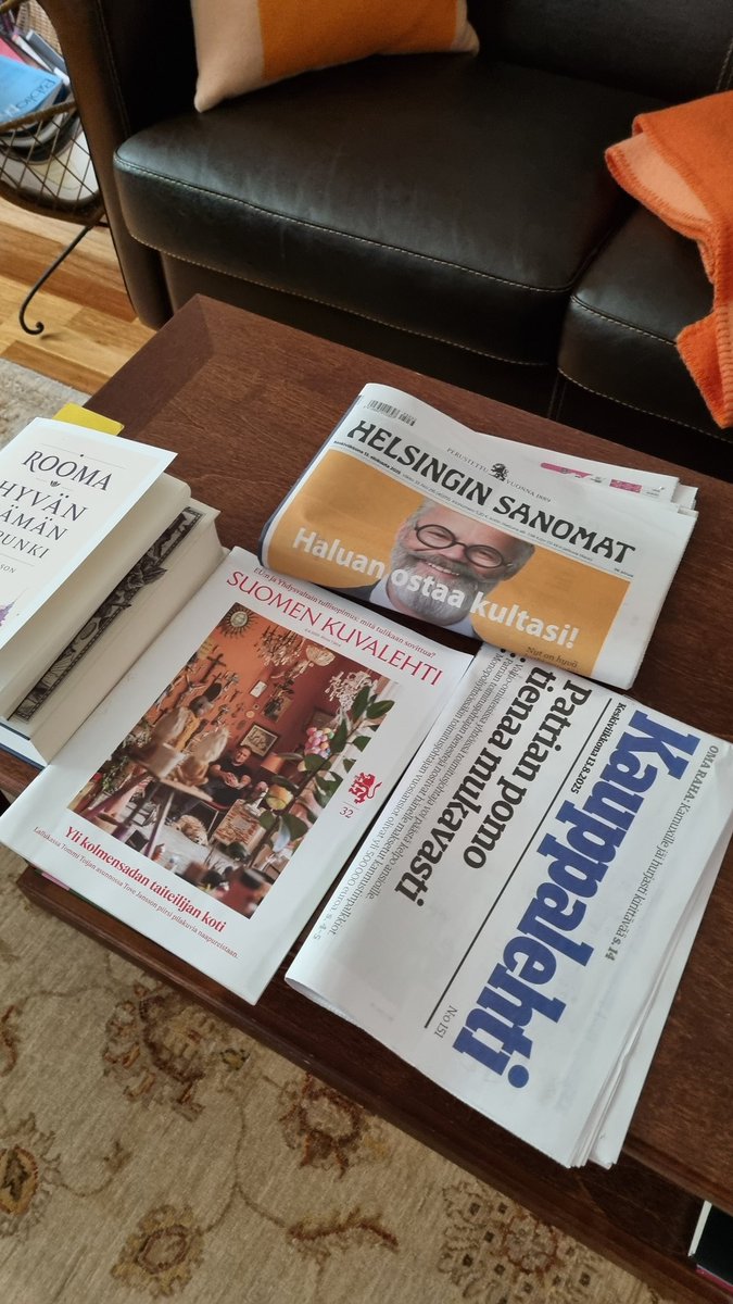 PenaLaitinen's tweet photo. @merentie Lähetätkö kuvan @SuomenKuvalehti uusimmasta numerosta.Samoin se @KauppalehtiFi' arvostelija.Katsotaan että tuleeko teille edes lehdet.Olen molempien julkaisujen pitkäaikainen tilaaja.Molemnat edelleen monipuolisia laatulehtiä. https://t.co/hpprUvoUWB