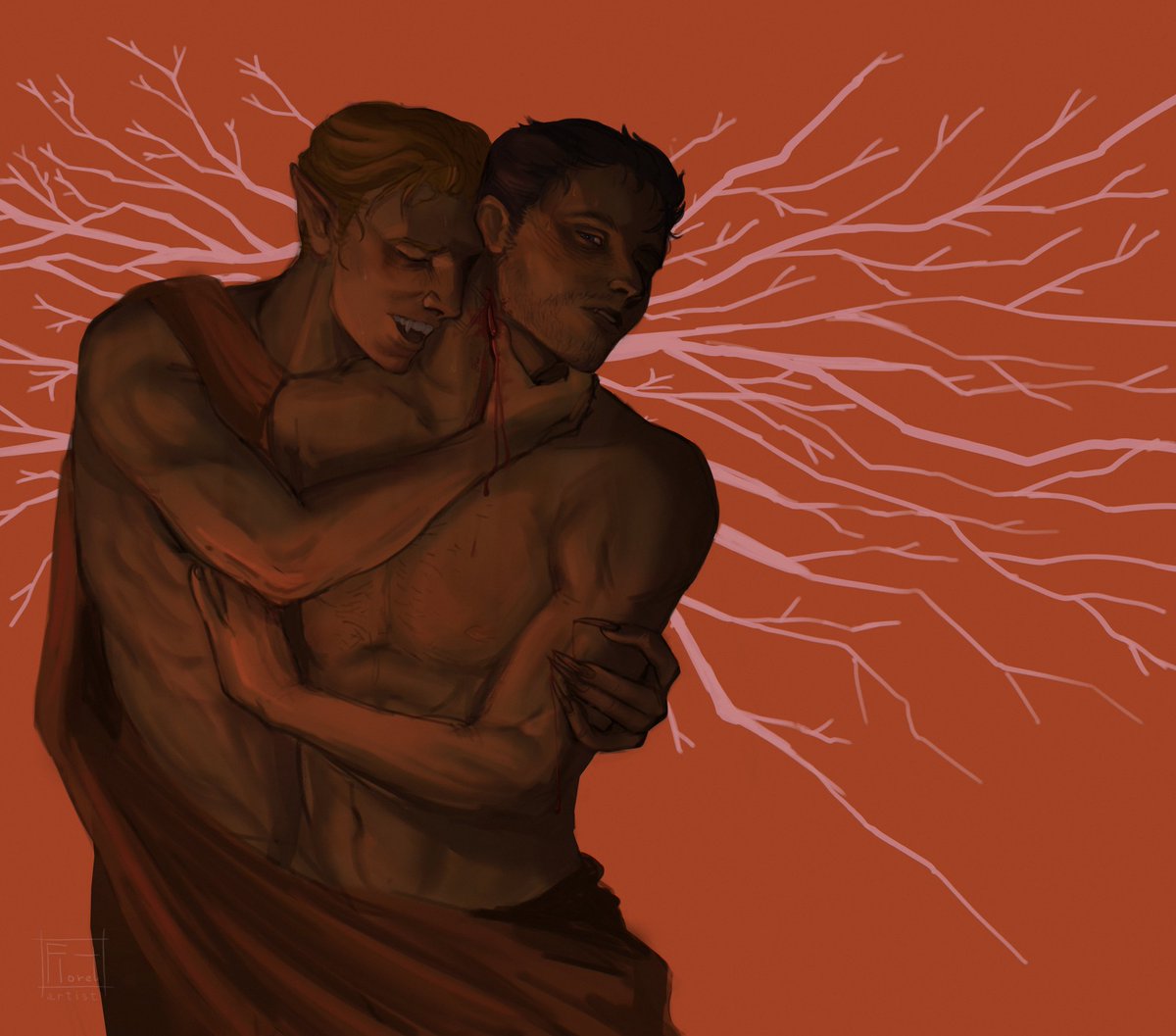 floret2515's tweet photo. AU with vampires. It would be fun to read a fanfic with this AU)
#hansry #kcd2 #kcd https://t.co/RIL4Gmy7Sq