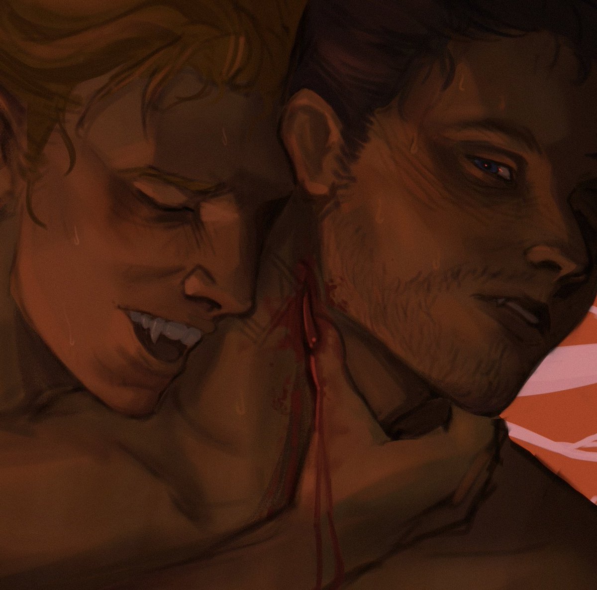 floret2515's tweet photo. AU with vampires. It would be fun to read a fanfic with this AU)
#hansry #kcd2 #kcd https://t.co/RIL4Gmy7Sq
