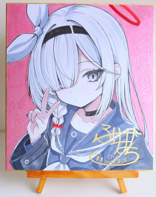 ぶいプラナちゃん✌_色紙A 