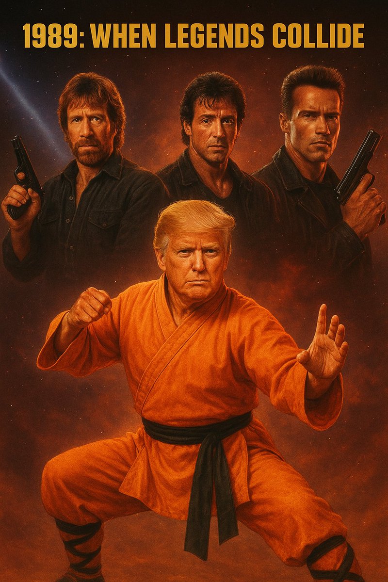 Apoteoz9508's tweet photo. 🚀💥 Shaolin Trump and his epic action squad are ready to conquer the 80s… and the crypto world! 🥋💰 Are you ready for ShaolinTrumpCoin (STC)? #MemeCoin #ShaolinTrump #CryptoLegend #ActionSquad #UFOvibes #EpicCrypto #ToTheMoon 🌕 https://t.co/s6v1A5TTR4