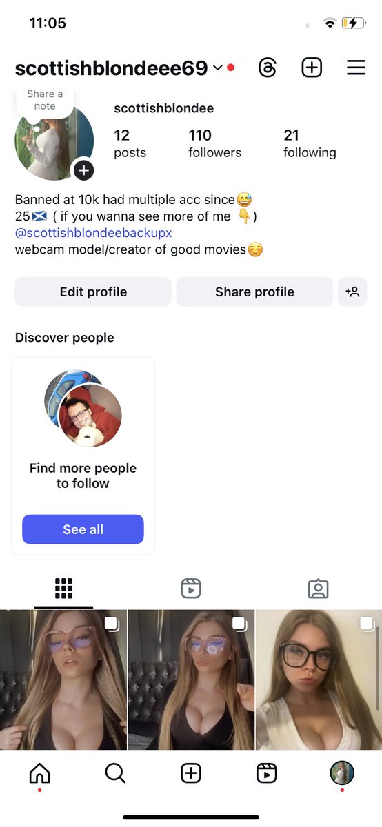 Scottishblond33's tweet photo. NEW INSTAGRAM👇
Follow and RT for a surprise xo https://t.co/vGoVX14zT4