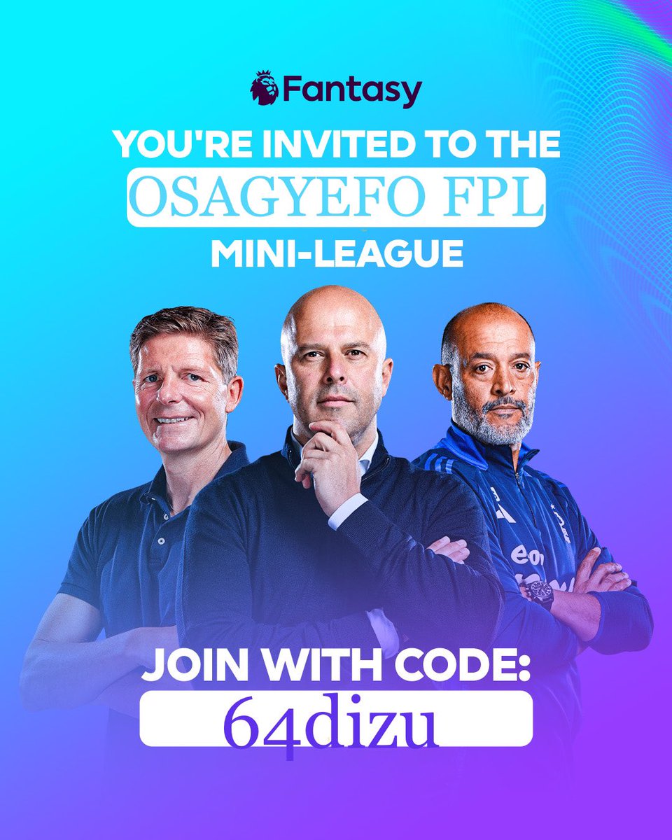 #Let'sTalkGhana (@drgyimah) on Twitter photo 🚨 OSAGYEFO FPL, Ghana’s highly competitive, interesting and rewarding mini-league. 🇬🇭🇬🇭🇬🇭‼️‼️
🥇Winner: ¢1,500.00, Trophy 🏆 and Hall of Fame
🥈Runner-Up: ¢1,000.00
🥉Third place: ¢500.00
How to Enter (Takes 30 secs):
✅ Like & Repost (RT)
✅ Follow me <a href="/drgyimah/">#Let'sTalkGhana</a>
✅ League 🚨 OSAGYEFO FPL, Ghana’s highly competitive, interesting and rewarding mini-league. 🇬🇭🇬🇭🇬🇭‼️‼️
🥇Winner: ¢1,500.00, Trophy 🏆 and Hall of Fame
🥈Runner-Up: ¢1,000.00
🥉Third place: ¢500.00
How to Enter (Takes 30 secs):
✅ Like & Repost (RT)
✅ Follow me <a href="/drgyimah/">#Let'sTalkGhana</a>
✅ League