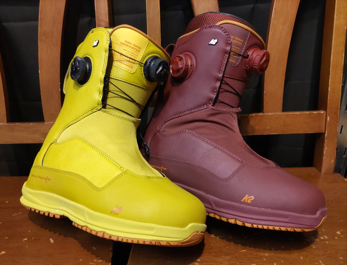 jack_snow's tweet photo. TTブーツ旧モデル在庫少々ございます。
定価ですとかなり高額ですのでぜひご検討願います
スノーサーフィン、パウダー他オールマウンテンで使えます😀👍
抜群のフィット、柔らかさで足首周りが360度自由。私はこれ履いたままスノースケートにも乗っちゃってますよー🤣
#ttss
#tarotamai
#k2ブーツ https://t.co/HfcqZMPVEx