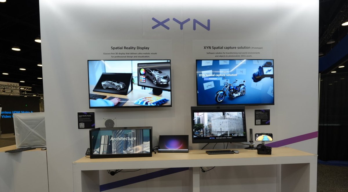 XYNbySony's tweet photo. 【Event Information | SIGGRAPH 2025】 
Sony and XYN are at SIGGRAPH 2025 in Vancouver—one of the world’s premier events for computer graphics and interactive technologies. 

📍 Booth #101 (Hall B & C, West building of Vancouver Convention Center)
Discover:
・Spatial Reality Display #SRD
・XYN Spatial capture solution (Prototype)

If you’re at SIGGRAPH, be sure to stop by and feel XYN!
https://t.co/SlC5qVy9x9

＃Sony #XYN #SIGGRAPH2025 #SpatialRealityDisplay #3DCG #Gamedevelopment