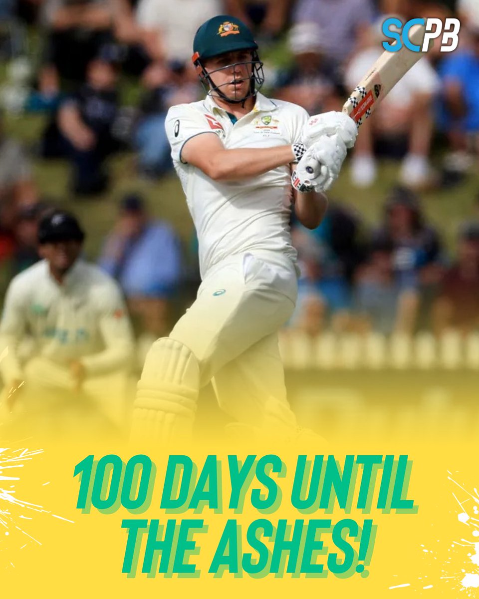 The countdown is on - we're 100 days out from the first ball of the 2025/26 Ashes!

#TheAshes #TestCricket #AUSvENG