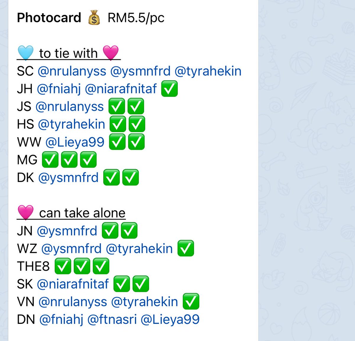 If anyone still needs a carat membership kit photocard, please claim it here so the admin can proceed with the slot 🥺

claim here :
t.me/mythirteenwish…

#pasarseventeen #PasarSVT #pasarseventeenmy