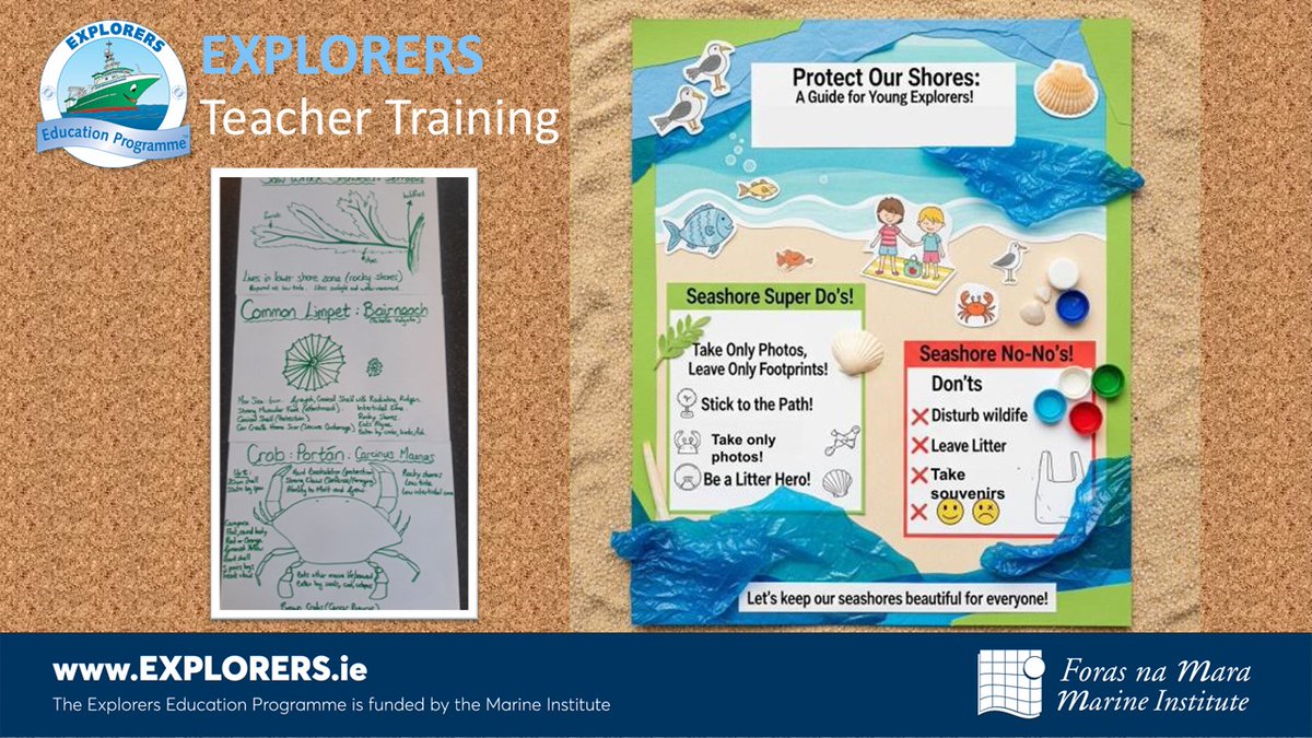 ATTENTION TEACHERS! 
You may have missed the in-person <a href="/MarineInst/">Marine Institute</a>  Explorers Education Programme Teacher Training this year, but don't fret! The online version is up and running, via the <a href="/MayoEducation/">Mayo Ed Centre</a>  and you can sign up and join until 20th of August!