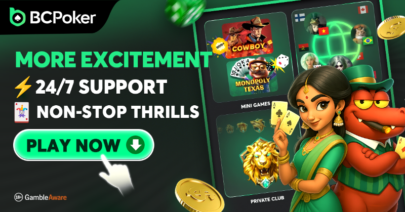 bcpokerofficial's tweet photo. Non-stop thrill! Play NOW!