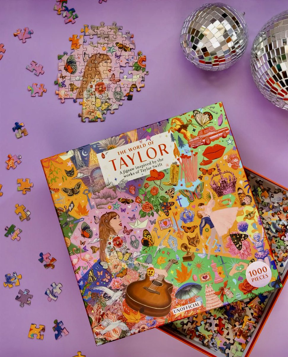 Coinciding with the new long-awaited Taylor Swift album, the fantastic new World of Taylor jigsaw puzzle is now out and available from all good bookstores and gift shops. All #Swifties will want it! Published by <a href="/LaurenceKingPub/">Laurence King</a> and illustrated by the brilliant <a href="/annahiggie/">Anna Higgie ✏️🎨🖥</a>.