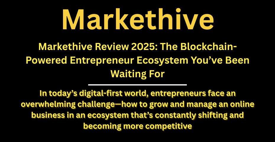 andries van tonder. (@andries1van) on Twitter photo Markethive Review 2025: The Blockchain-Powered Entrepreneur Ecosystem You’ve Been Waiting For.
Markethive is not just a social network. It’s a blockchain-powered market network designed specifically for entrepreneurs, freelancers, affiliate marketers
markethive.com/6370/blog/mark… Markethive Review 2025: The Blockchain-Powered Entrepreneur Ecosystem You’ve Been Waiting For.
Markethive is not just a social network. It’s a blockchain-powered market network designed specifically for entrepreneurs, freelancers, affiliate marketers
markethive.com/6370/blog/mark…