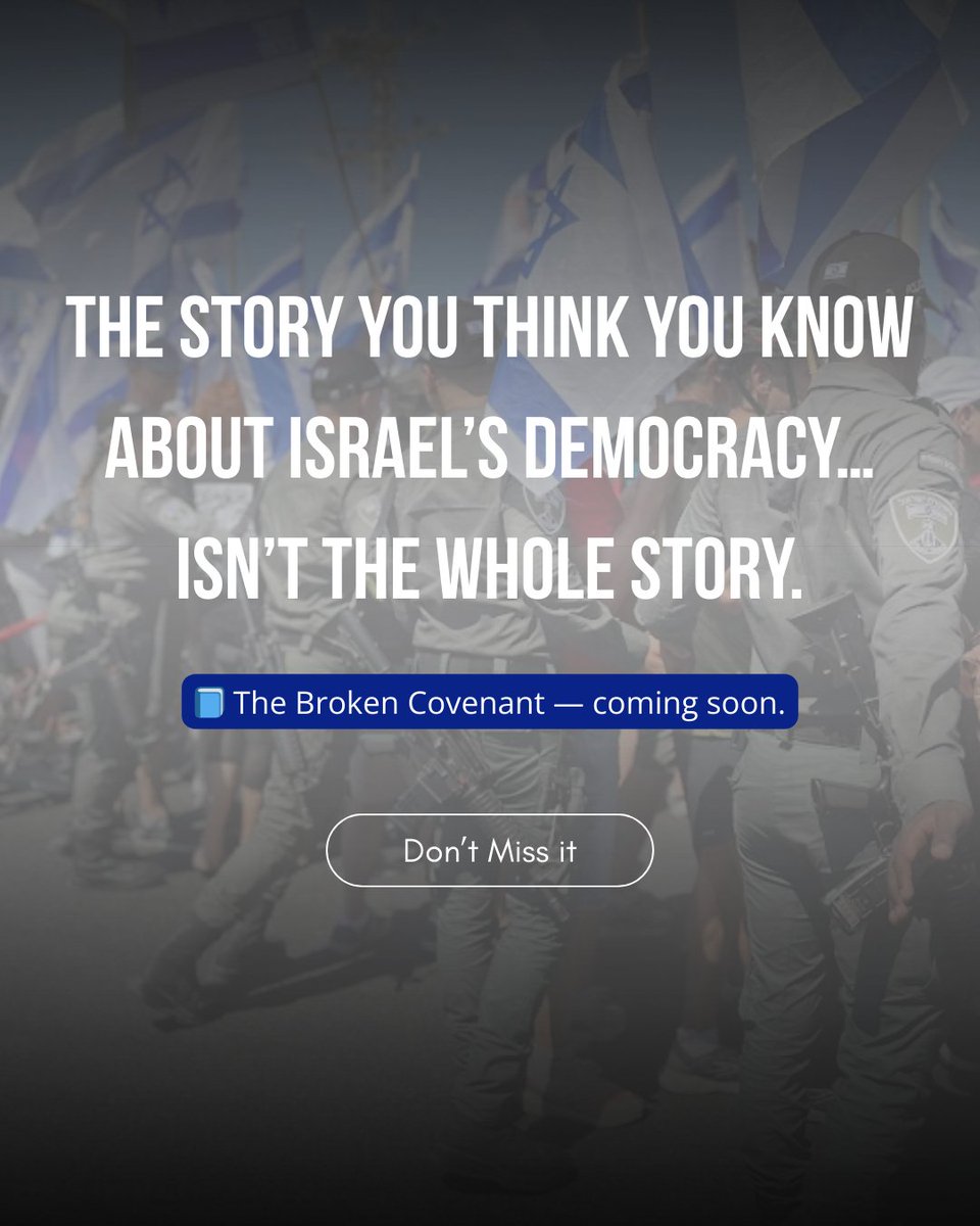 RobbieMich70473's tweet photo. Democracy doesn’t collapse overnight. It erodes — one leader’s choice at a time.
#BrokenCovenantBook #Netanyahu #IsraeliDemocracy #IsraelPolitics #SaveIsraeliDemocracy #JudicialOverhaul #October7 #TruthDispatch #JewishVoices https://t.co/lIf8jr3Wf8