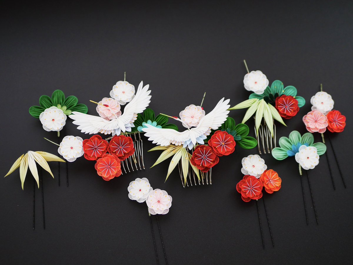 ♥モモンガ♥様オーダー つまみ細工 モモンガ様オーダー つまみ細工 モモンガ様オーダー つまみ細工