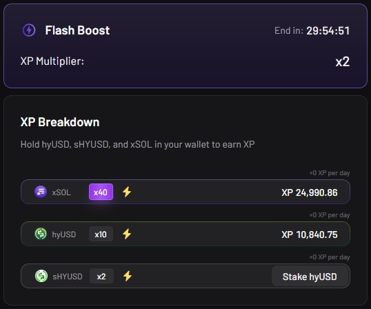 wxxderr's tweet photo. Hylo XP Boost ends in 29 hours, you still have time to enjoy X2 on all @hylo_so  products! You need a code, I have one!

https://t.co/cNVpHLKHnd

Code : 6PK2I0 +5% boost

#solana #airdrop #airdropsol #hylo $hylo https://t.co/BijLsN4Fbg