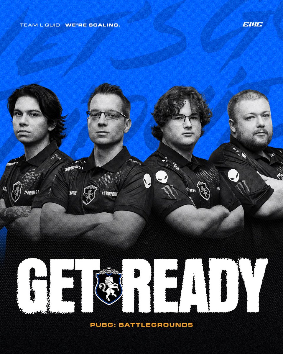 Today we start our Group Stage run. 
We’re ready to bring all the hype to PUBG at #EWC. 

See you there— make sure you cheer for us! 🇺🇸 🇦🇺🇧🇷

#LETSGOLIQUID