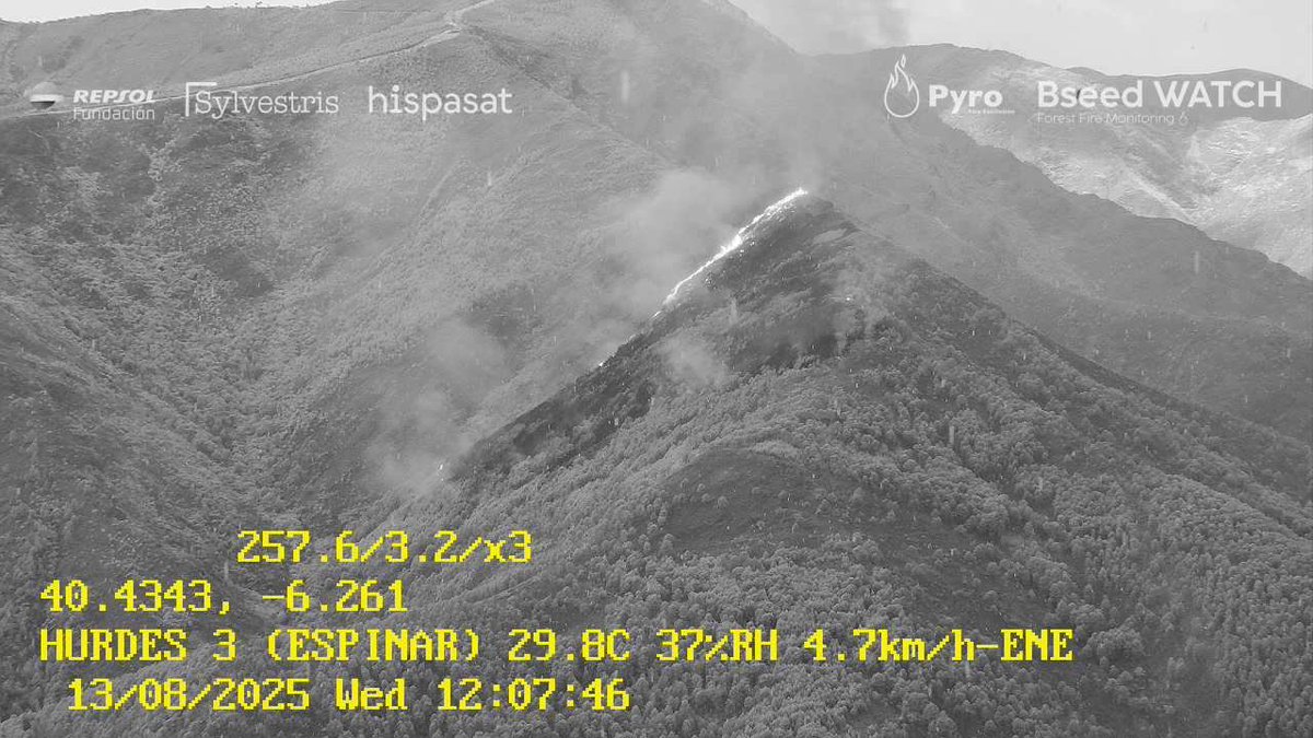 Pyrofire (@pyrofire) on Twitter photo Empieza a llover en #IFCasaresdelashurdes Hora: 12:10 13/08/2025 Empieza a llover en #IFCasaresdelashurdes Hora: 12:10 13/08/2025