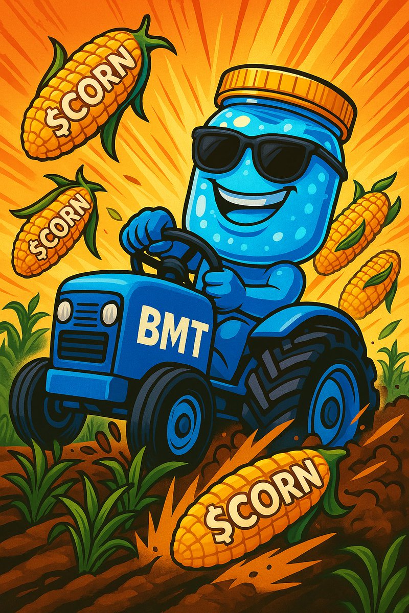 JoshuaPT1982's tweet photo. @DCryptoTiger @cornxrpl @BTCMaxiTears 🚜💧 $BMT doesn’t just farm engagement — we plow straight through the competition.
Sorry $CORN, but the only thing you’re harvesting today is Bitcoin Maxi Tears. 🌽➡️💦
#BitcoinMaxiTears #BMT #XRP #XRPL https://t.co/WS0yjJflSU