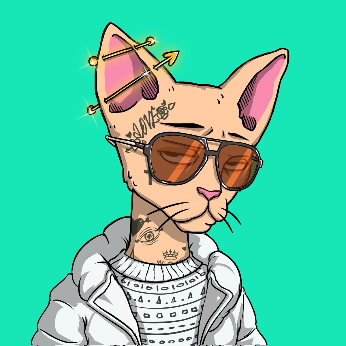 #NewProfilePic 
Reminded everyday good things still happen, Hold strong!
Thank you <a href="/solflare/">Solflare - The Solana Wallet</a> for this wonderful piece 🧩 
Next goal is to hold a monke 🫡