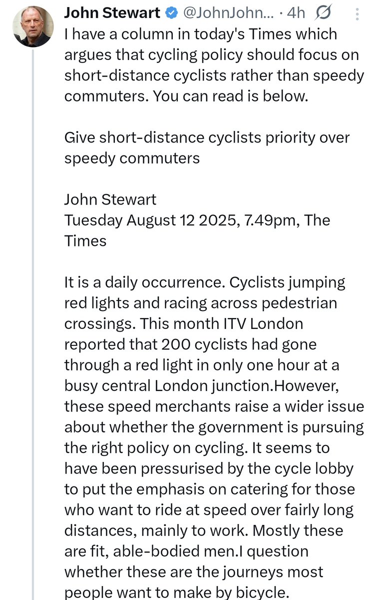 CykelTony (@tony_eh) on Twitter photo Idiotic crap from <a href="/JohnJohnStewart/">John Stewart</a> as usual. No cycling one main roads, only side streets, so back to this, disjointed unconnected routes that serve nobody: Idiotic crap from <a href="/JohnJohnStewart/">John Stewart</a> as usual. No cycling one main roads, only side streets, so back to this, disjointed unconnected routes that serve nobody: