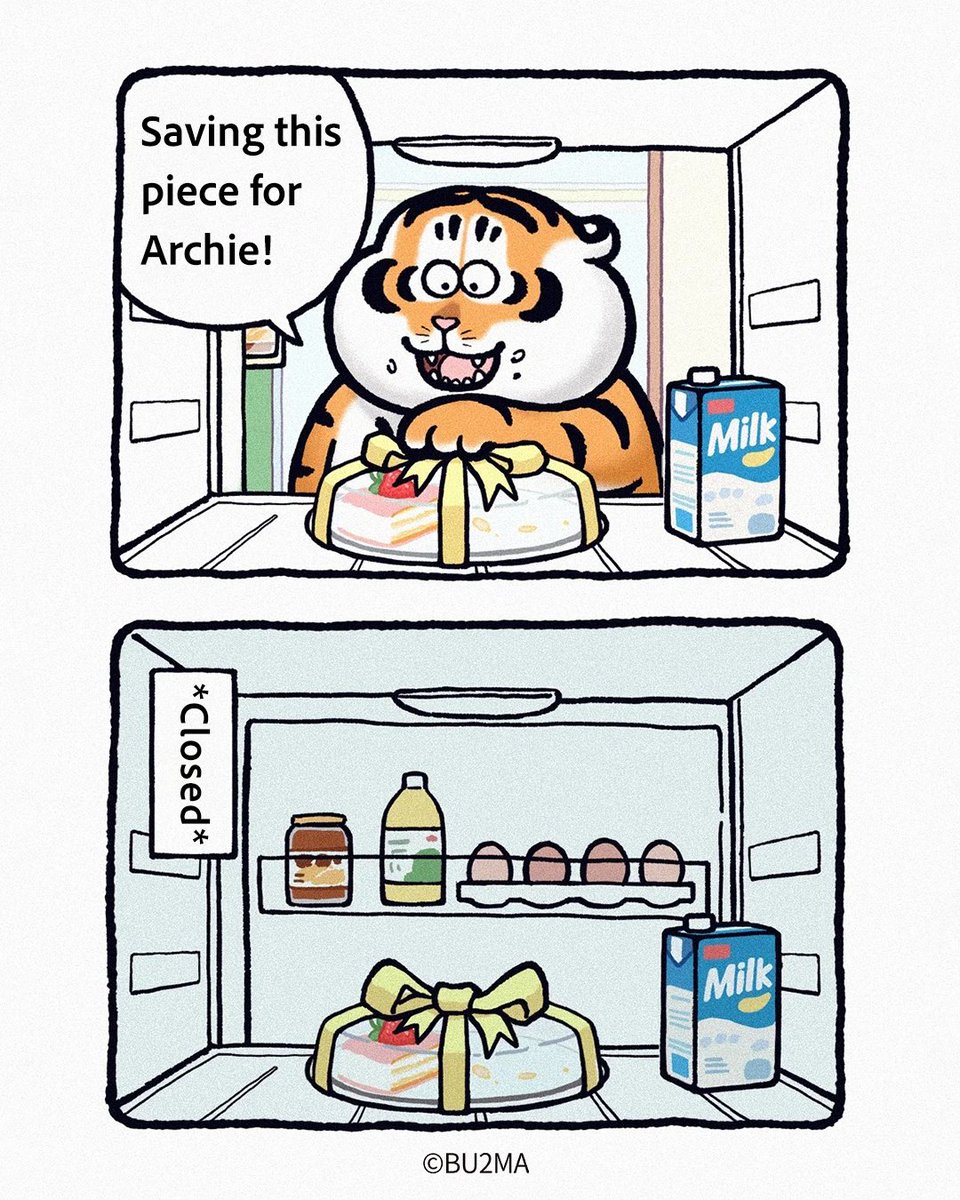 bu2ma's tweet image. Is this what fatherly love feels like? 🙂

#AlexandertheFatTiger #FatherlyLove #thanksdad