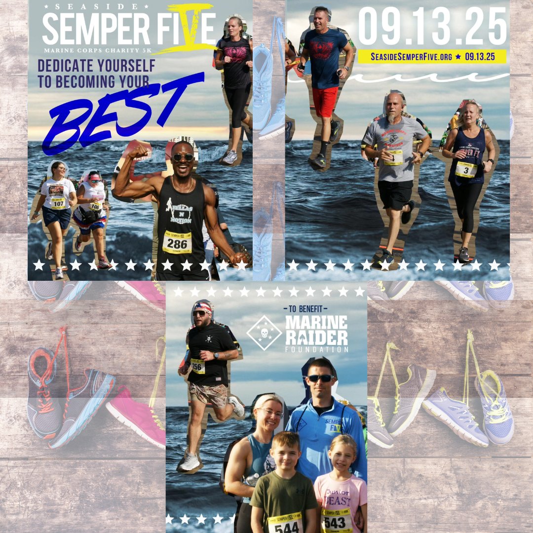 RaiderFoundatio's tweet photo. Looking for ways to get involved? How about registering for the Seaside Semper Five & committing to #Run4Raiders along the Jersey Shore or virtually from your hometown? Sign up today! https://t.co/KyO71UG1de https://t.co/hJ1y3uYvfM