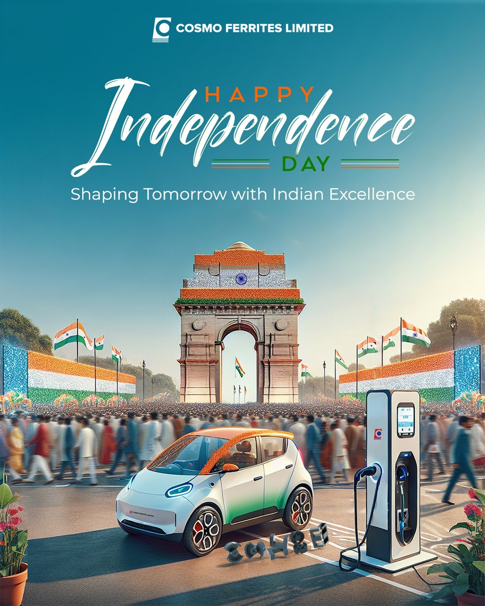 Cosmo_ferrites's tweet image. At Cosmo Ferrites, we believe independence is not just about freedom—it’s about having the courage to innovate, the power to create, and the commitment to grow together as a nation.

#IndependenceDay #CosmoFerrites #SelfReliance #Innovation #ProudlyIndian