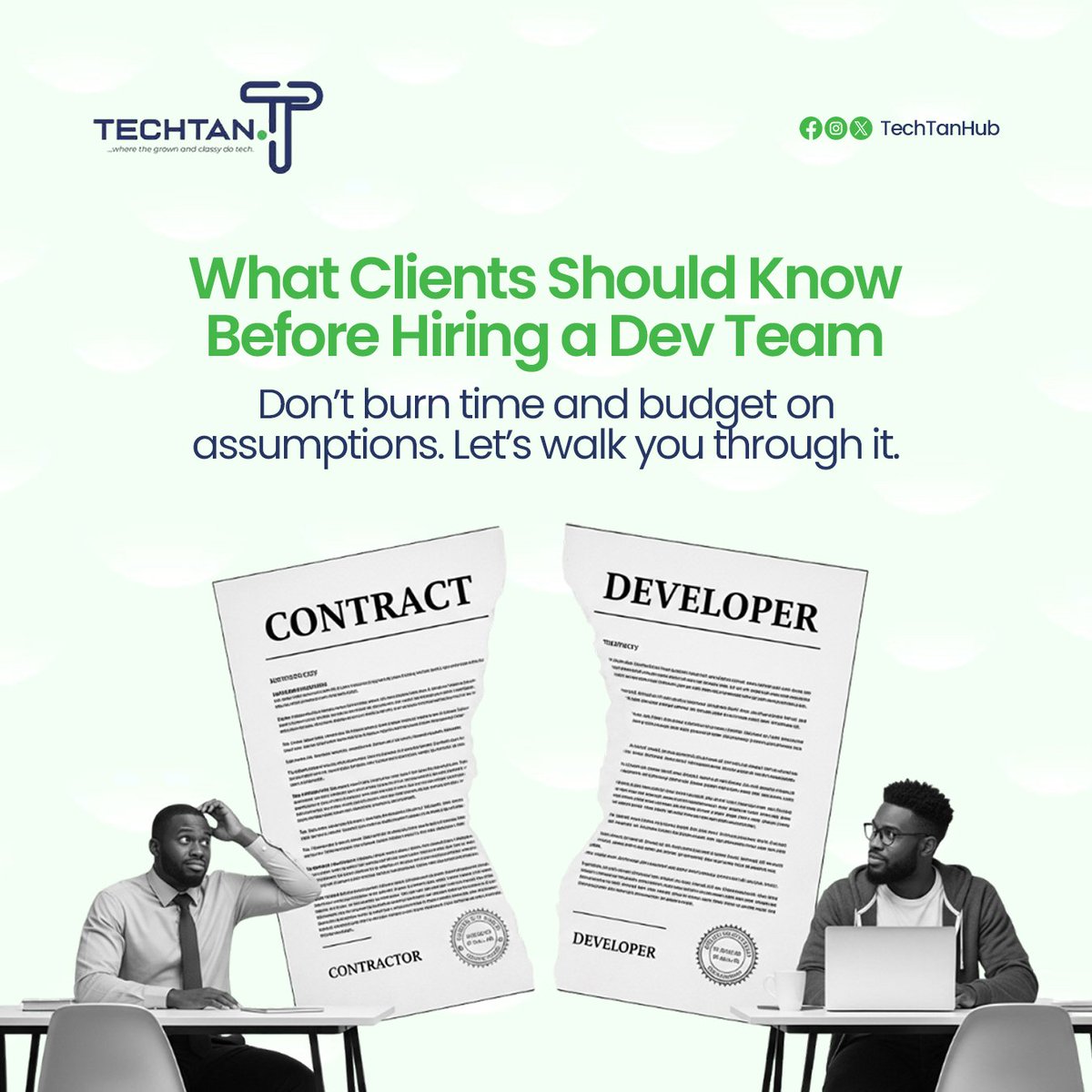 techtanhub's tweet photo. Everyone shouts, "HIRE A DEV TEAM" 
They will help you bring your ideas to life

Nobody teaches you, how to work with a Dev Team

It's not enough to have an idea, you need to understand how to convey your message...

Your Dev Team are like your prompts, fail to understand how to https://t.co/2Afx5iJOCD