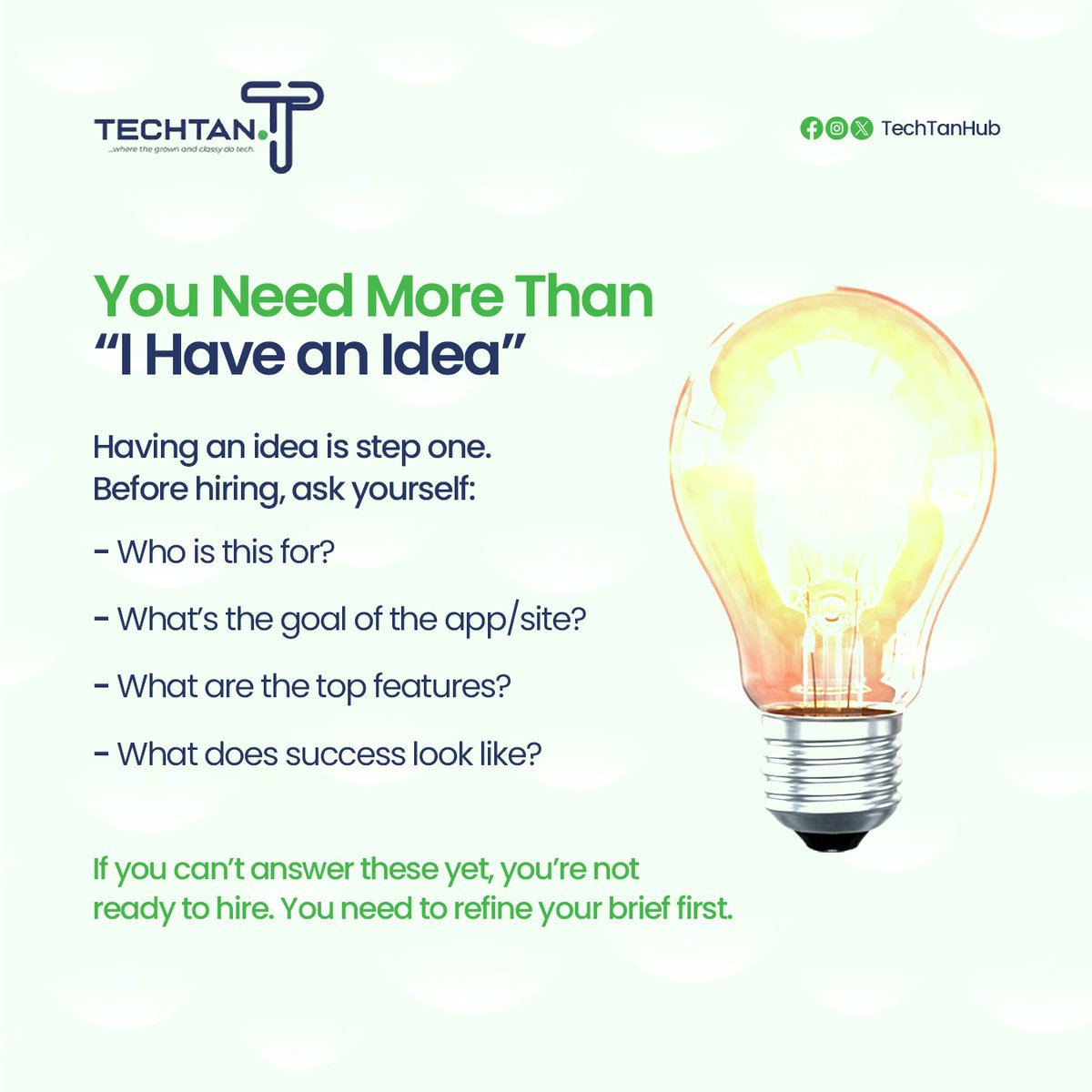 techtanhub's tweet photo. Everyone shouts, "HIRE A DEV TEAM" 
They will help you bring your ideas to life

Nobody teaches you, how to work with a Dev Team

It's not enough to have an idea, you need to understand how to convey your message...

Your Dev Team are like your prompts, fail to understand how to https://t.co/2Afx5iJOCD