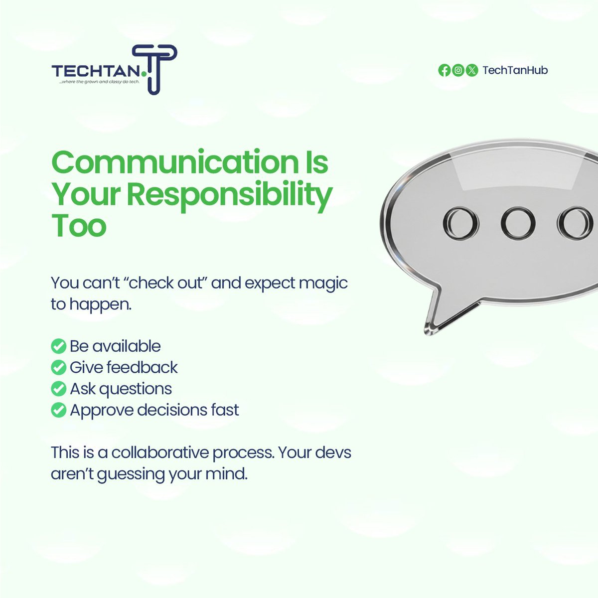 techtanhub's tweet photo. write them, you get sh!try results

At TechTan Hub, we are not just about wanting you to work with us, it's all about making sure you get value for your resources 

YOU DEFINITELY WANT TO GO THROUGH THE SLIDES

Don't Skip It

#techtanhub #techhubsinportharcourt https://t.co/MULyRO1GQo