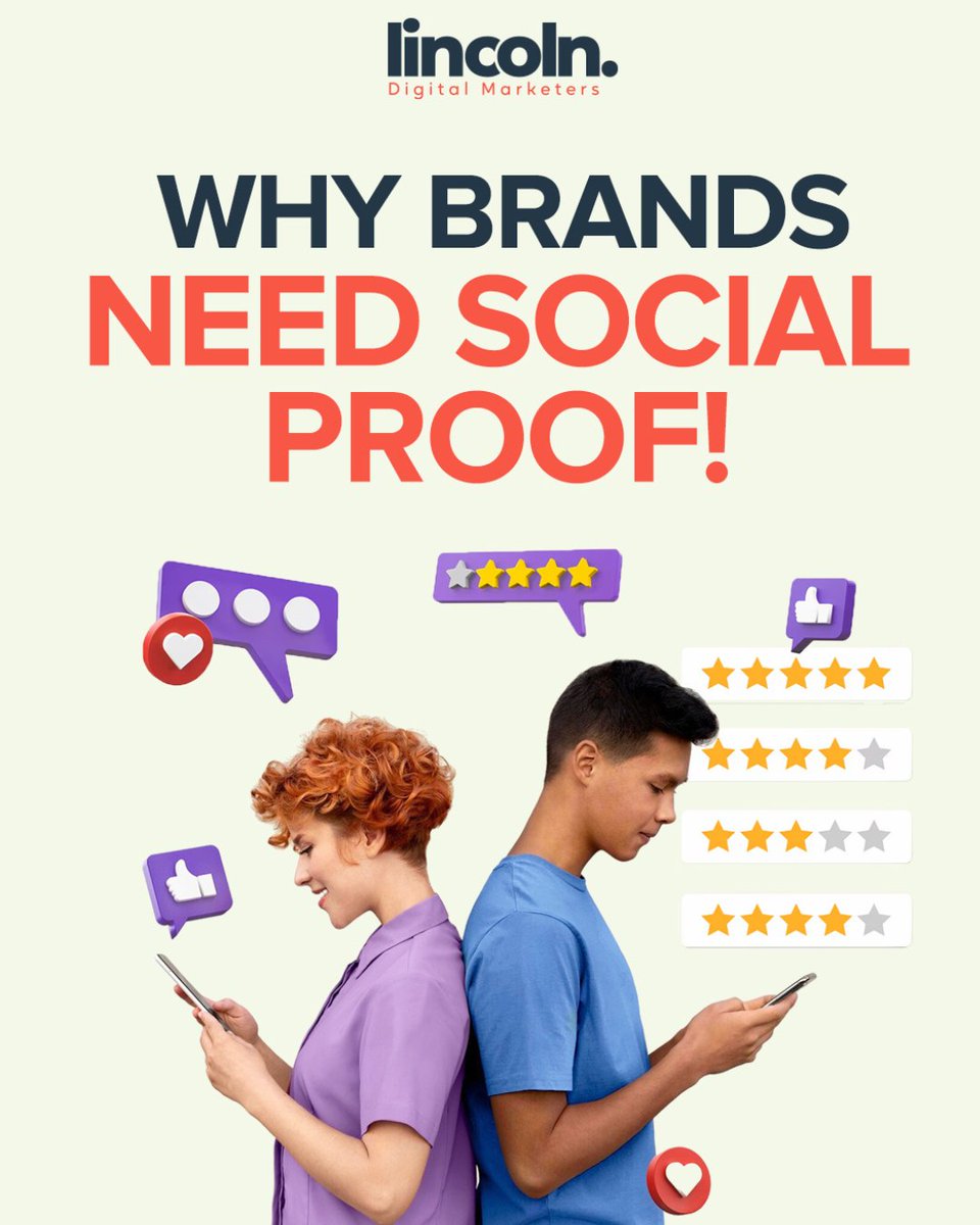 LincolnDigitalM's tweet photo. 93% of consumers trust online reviews before purchasing! If your business isn’t leveraging social proof, you’re missing out.

Build trust, build success! 🚀 https://t.co/atkDx51CIp

#SocialProof #BrandTrust #MarketingStrategy #CustomerReviews #Growth https://t.co/03wFNOHUHv