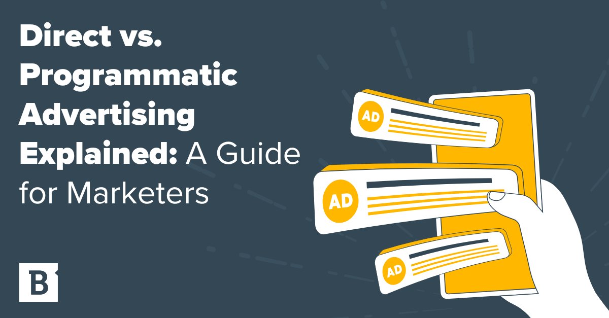 Brafton's tweet image. Exploring the realm of digital ads? Dive into our guide to master the arts of direct and programmatic advertising and boost your ROI.

#Brafton #ProgrammaticAd #DirectAd #PaidSearch