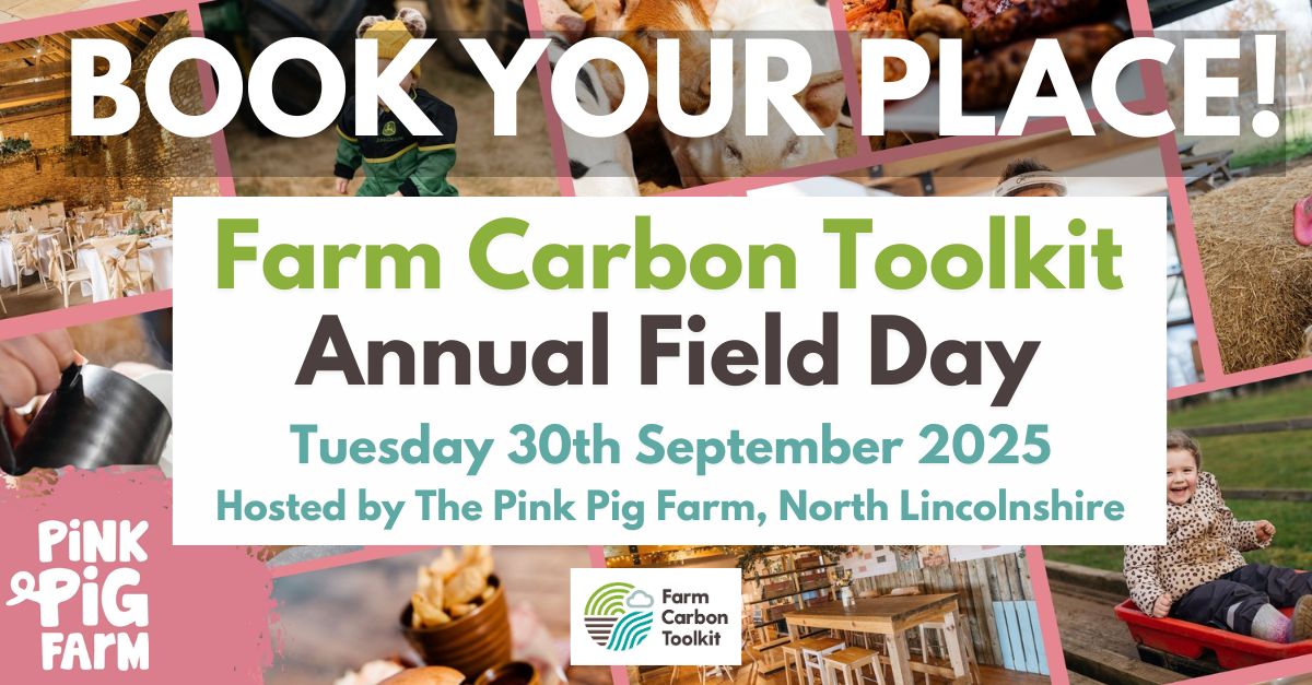 Farm Carbon Toolkit (@farmco2toolkit) on Twitter photo 👀TICKETS NOW AVAILABLE!
Kindly hosted by <a href="/pinkpigfarm/">Pink Pig Farm 🐷🐽</a> in #Lincolnshire, our Annual Field Day is a unique opportunity to hear directly from farmers & growers about how they’re cutting GHG, improving #SoilHealth & building resilient businesses👇
eventbrite.co.uk/e/farm-carbon-… <a href="/hayneoak/">Liz Bowles</a> 👀TICKETS NOW AVAILABLE!
Kindly hosted by <a href="/pinkpigfarm/">Pink Pig Farm 🐷🐽</a> in #Lincolnshire, our Annual Field Day is a unique opportunity to hear directly from farmers & growers about how they’re cutting GHG, improving #SoilHealth & building resilient businesses👇
eventbrite.co.uk/e/farm-carbon-… <a href="/hayneoak/">Liz Bowles</a>