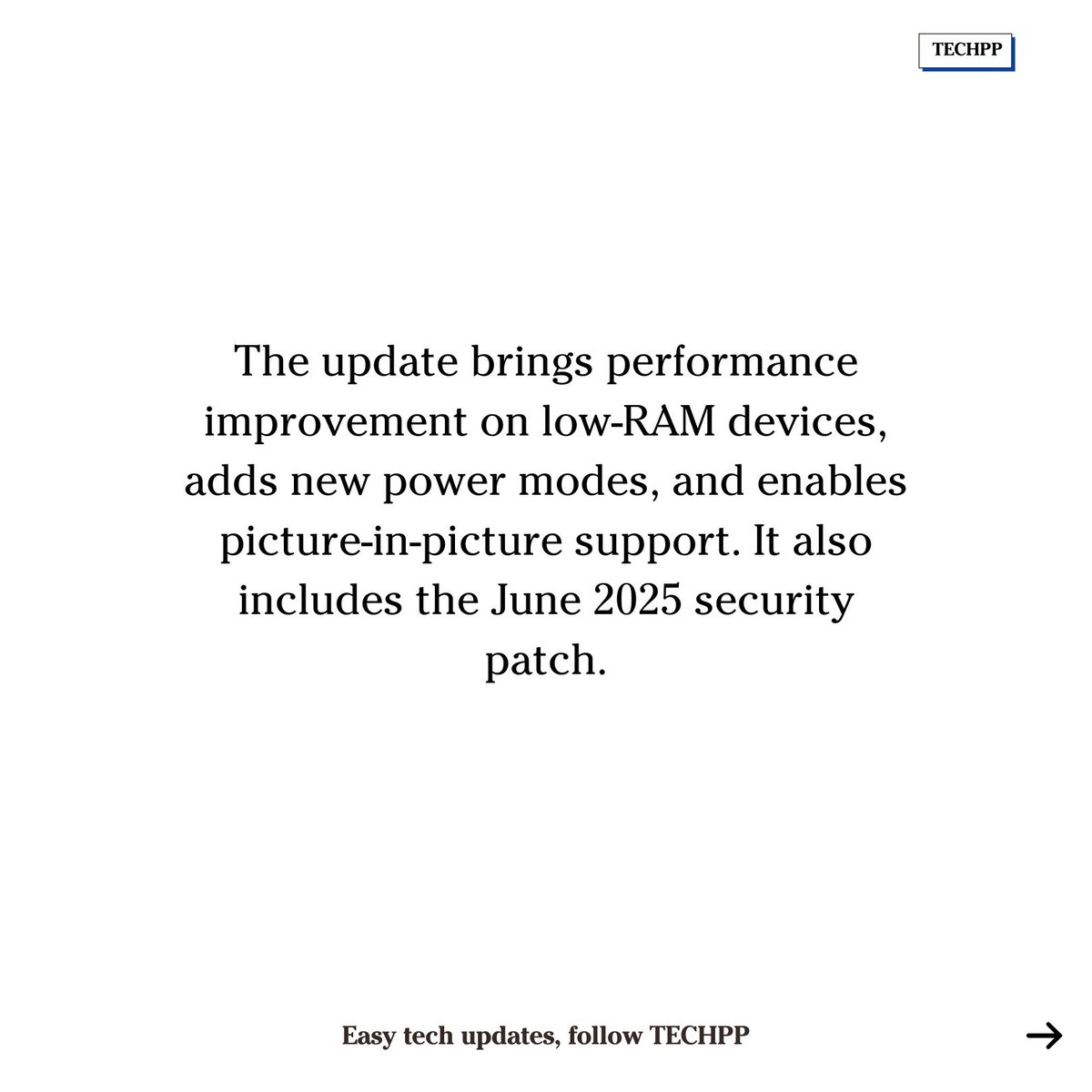 techpp's tweet photo. Sony is rolling out Android TV 14 to select older Bravia TVs
#Sony #Bravia #AndroidTV14 #SmartTV https://t.co/FdLxutJUUf