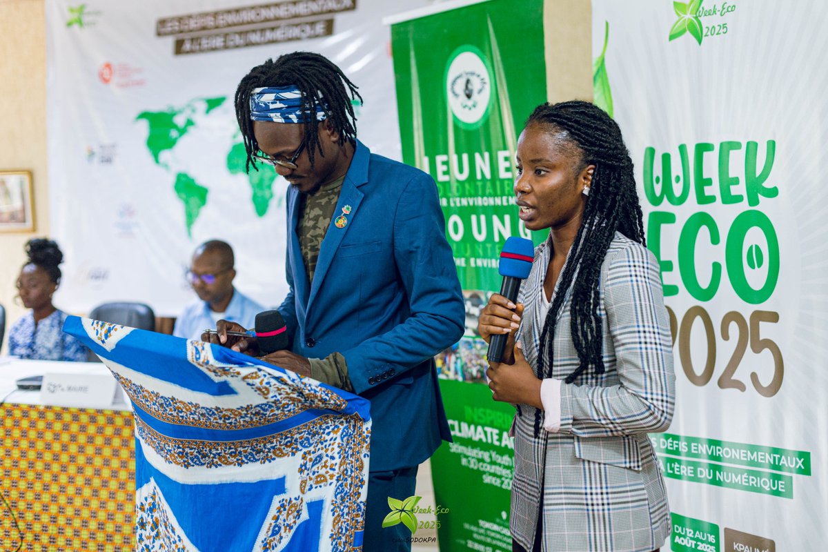 Luttah Aluora (@laluora) on Twitter photo Nous sommes actuellement à WEEK ECO 2025, un événement co-organisé par <a href="/JVE_Int/">JVE International</a> et <a href="/EcoloTrip/">EcoloTrip</a>. Ce rendez-vous est axé sur les enjeux environnementaux à l'ère du numérique.
<a href="/africacaravan/">AfricaClimateJusticeCaravan(ACJC)</a>
#TransitionAgroécologique
#ACJC2025
#AfricanClimateJusticeCaravan
#COP30
#OurVoicesToCOP30 Nous sommes actuellement à WEEK ECO 2025, un événement co-organisé par <a href="/JVE_Int/">JVE International</a> et <a href="/EcoloTrip/">EcoloTrip</a>. Ce rendez-vous est axé sur les enjeux environnementaux à l'ère du numérique.
<a href="/africacaravan/">AfricaClimateJusticeCaravan(ACJC)</a>
#TransitionAgroécologique
#ACJC2025
#AfricanClimateJusticeCaravan
#COP30
#OurVoicesToCOP30