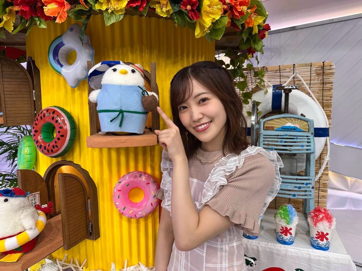 明日8月14日(木)5:20〜 TBS「THE TIME,」に #松田里奈 が生出演いたし