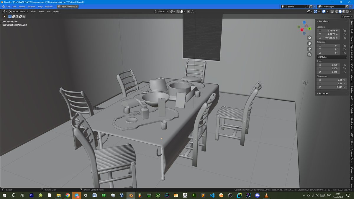 Working on a new location in Blender! Here's a sneak peek of the progress so far. Excited to see where this build takes me! #Blender3D #GameDev #3DModeling