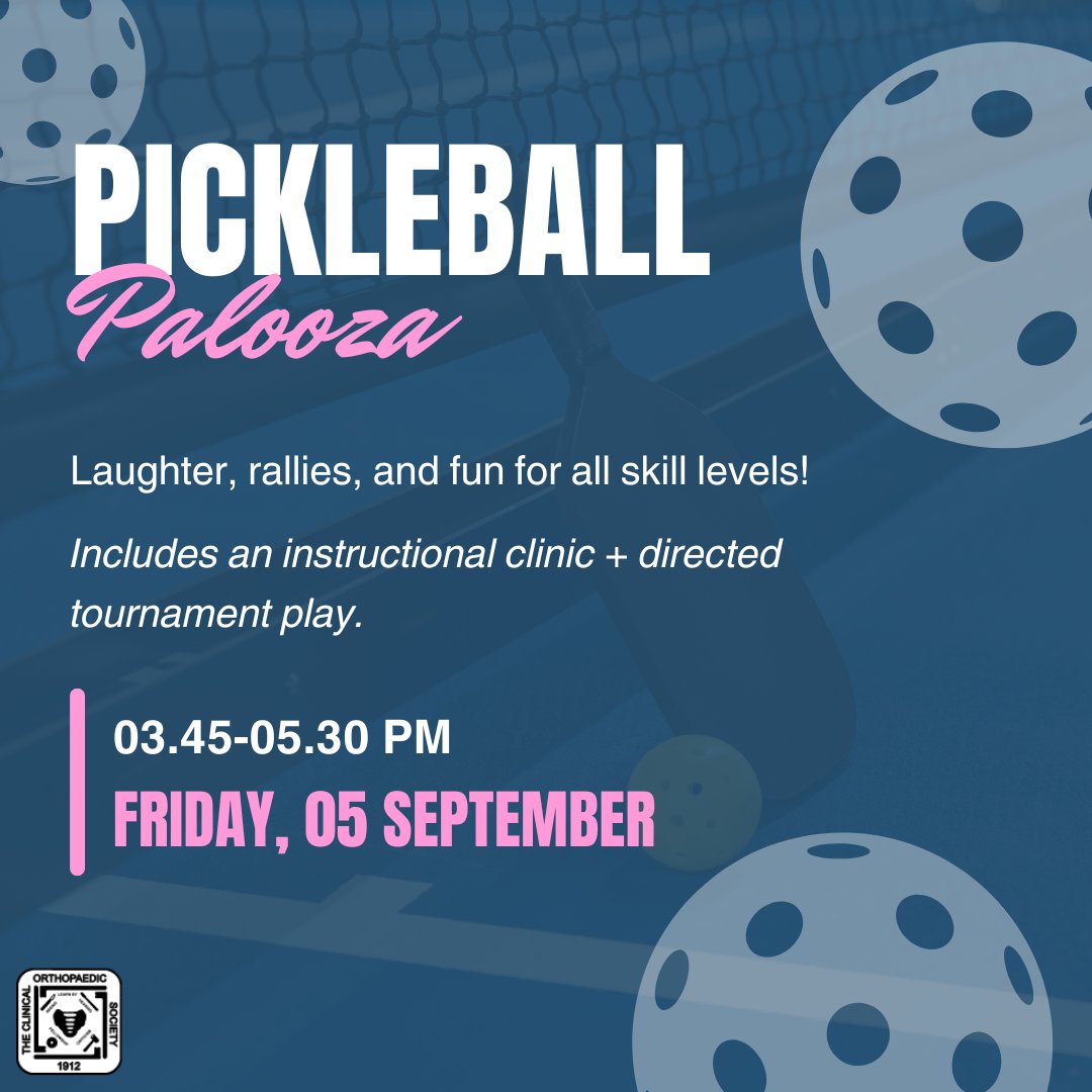 Serve, rally, and connect at COS Pickleball Palooza! 🏓
All skill levels welcome—start with a clinic, then hit the courts for friendly competition and laughs. bit.ly/436T3Ey

#COS2025 #PickleballPalooza #COSCommunity