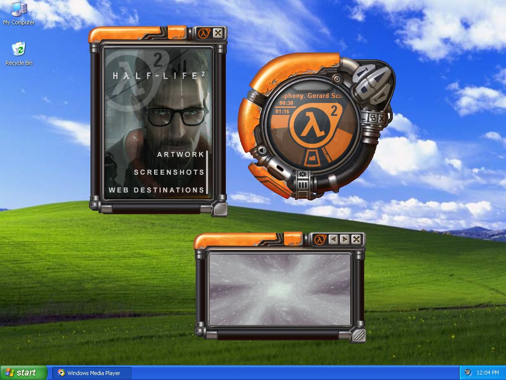 Half-Life 2 Skin for Windows Media Player 9 Series