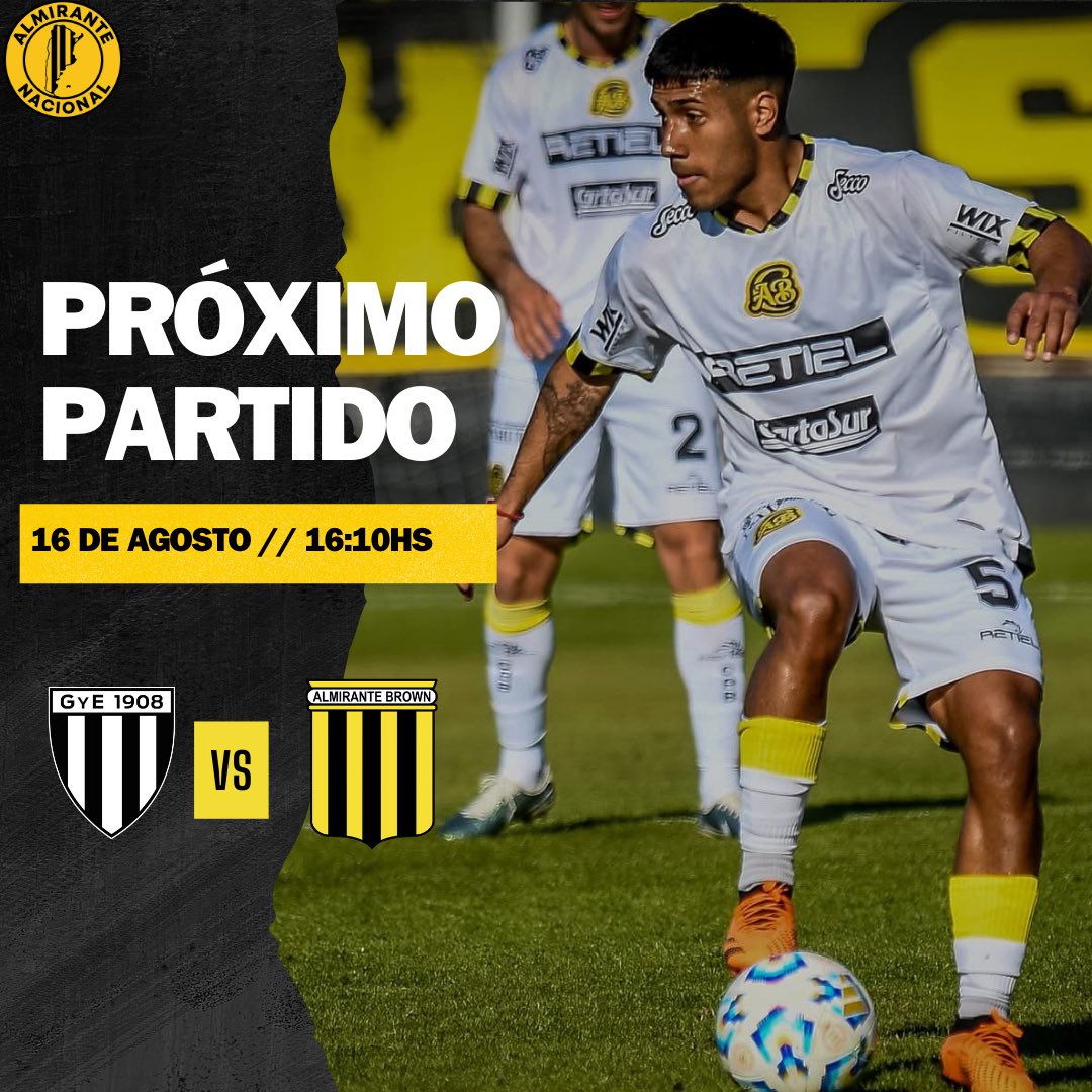 ⚽️ PRÓXIMO PARTIDO 

🗓️ Fecha 27
🆚 Gimnasia (Mendoza)
📆 Sábado 16/08
⏱️ 16:10hs
🏟️ Estadio Víctor Antonio Legrotaglie
⚖️ Lucas Cavallero
📺 TyC Sports