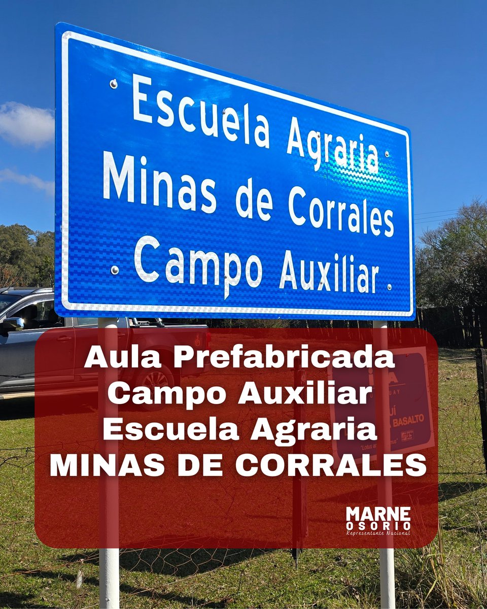 Más oportunidades para nuestros jóvenes en Minas de Corrales

Hoy junto al Diputado Martí Molins, presentamos una exposición escrita en la Cámara de Representantes, con una solicitud al MEC y UTU para que asignen un aula prefabricada equipada al Campo Anexo de la Escuela Agraria.