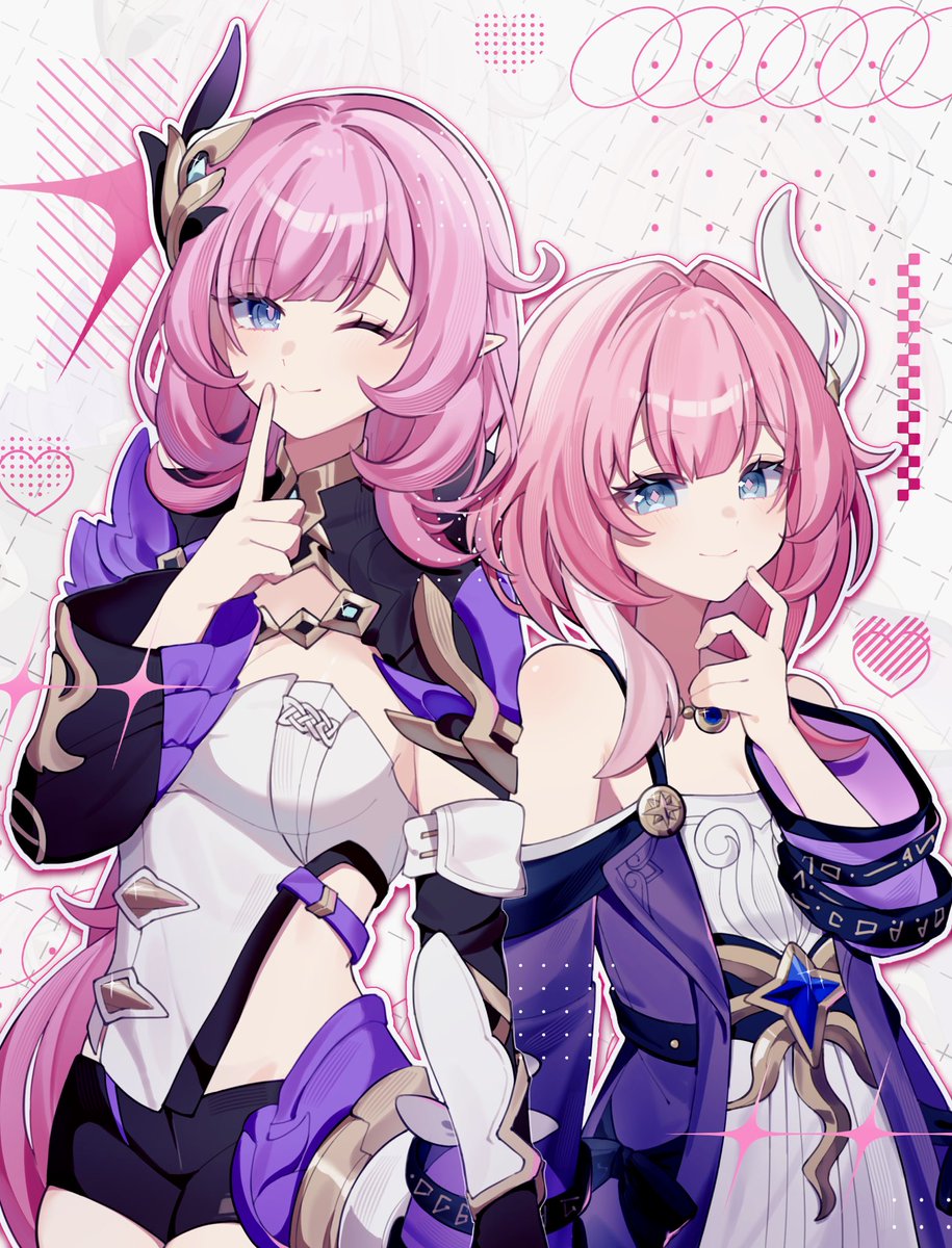 #Elysia #Cyrene
🩷