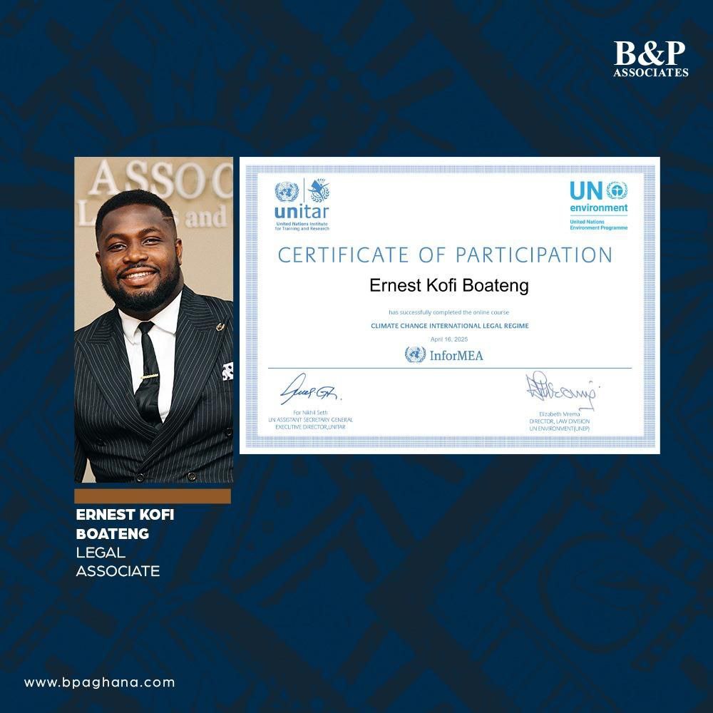 Their hardwork and commitment to continuous learning and professional growth reflects the B&amp;P Associates Spirit of Excellence, ensuring we deliver exceptional service to our clients with the highest level of competence.
Congratulations to our outstanding team members.
#BPALawyers