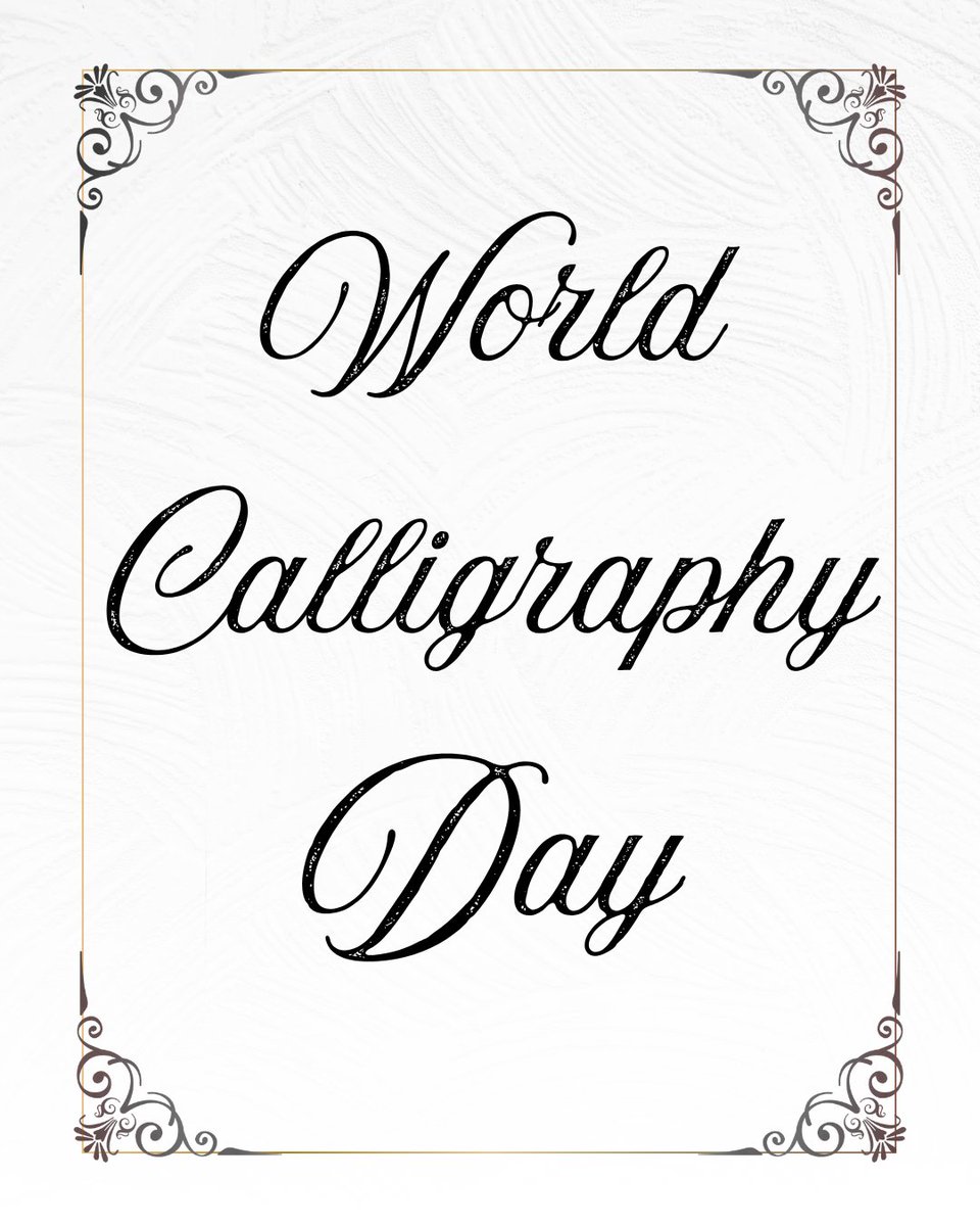 NichePens's tweet photo. Celebrate World Calligraphy Day
https://t.co/Te6PJjxJWv

#pelikan #finewriting #pelikaninks #fountainpen #fountainpens #fountainpengeeks #fountainpennetwork #fountainpengeeks #penandink #calligraphy #fountainpencommunity #writinginstruments #stationery #writing https://t.co/xcA9xfnEw5